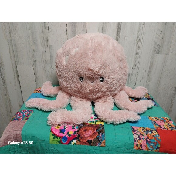 Squishable Pink Octopus Plush Stuffed Animal 12" Tall  Squid Pillow Doll Toy Sea - Picture 1 of 9
